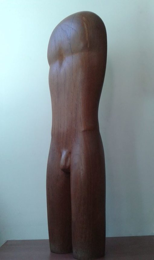 work of wood by artist Tanya Preminger,sculpture made in 1973